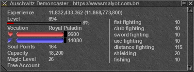 Signature for player Auschwitz Demoncaster