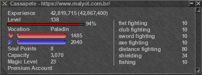 Signature for player Cassapete