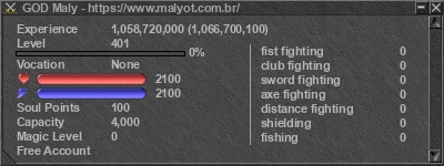 Signature for player GOD Maly