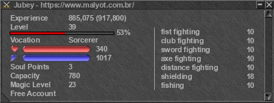 Signature for player Jubey