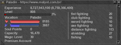 Signature for player Paladin