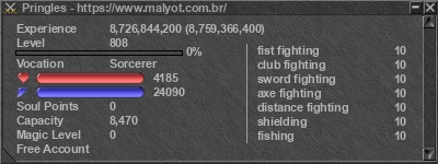 Signature for player Pringles