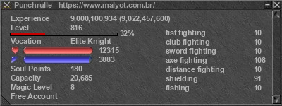 Signature for player Punchrulle