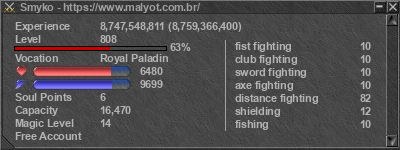 Signature for player Smyko